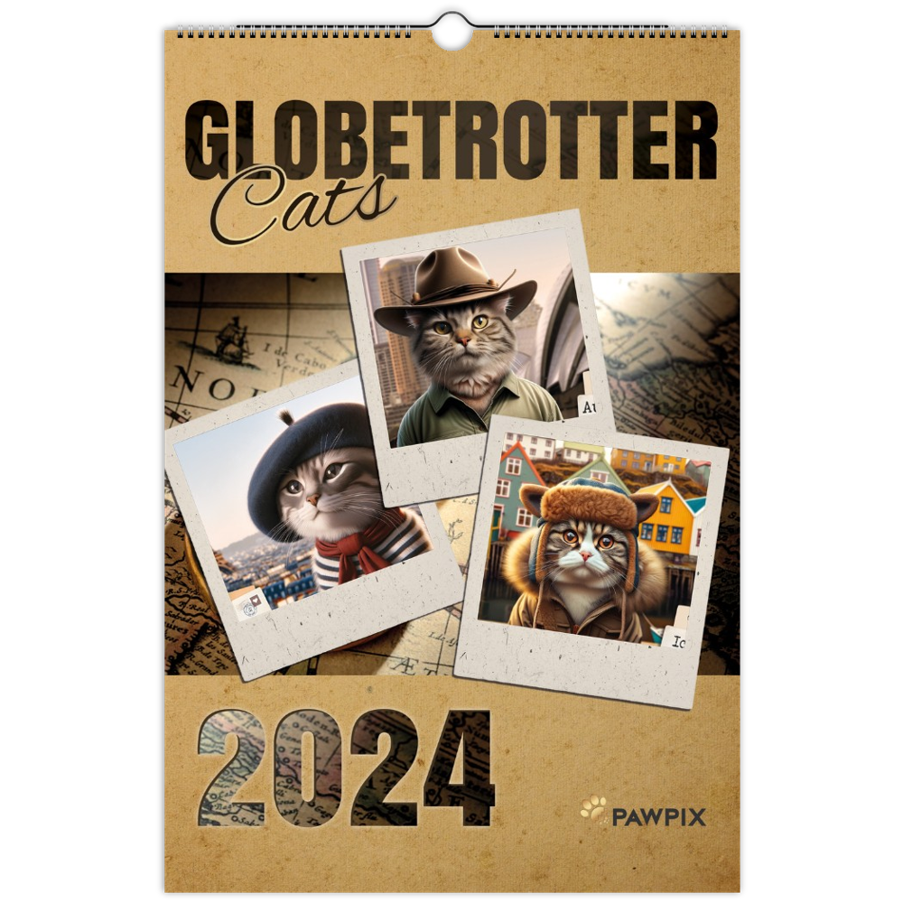 Globetrotter Cats Kalender 2024