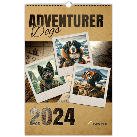 Adventurer Dogs Kalender 2024