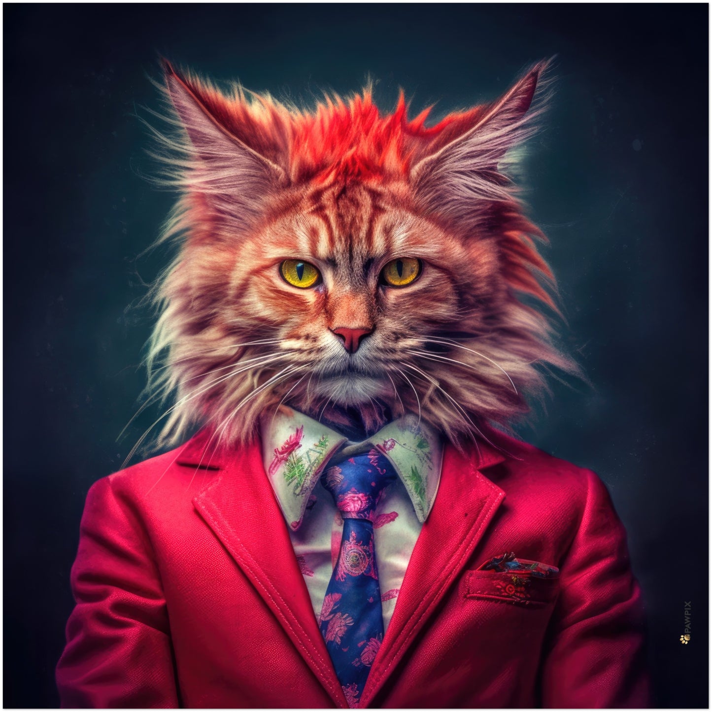 Suits Cat Poster