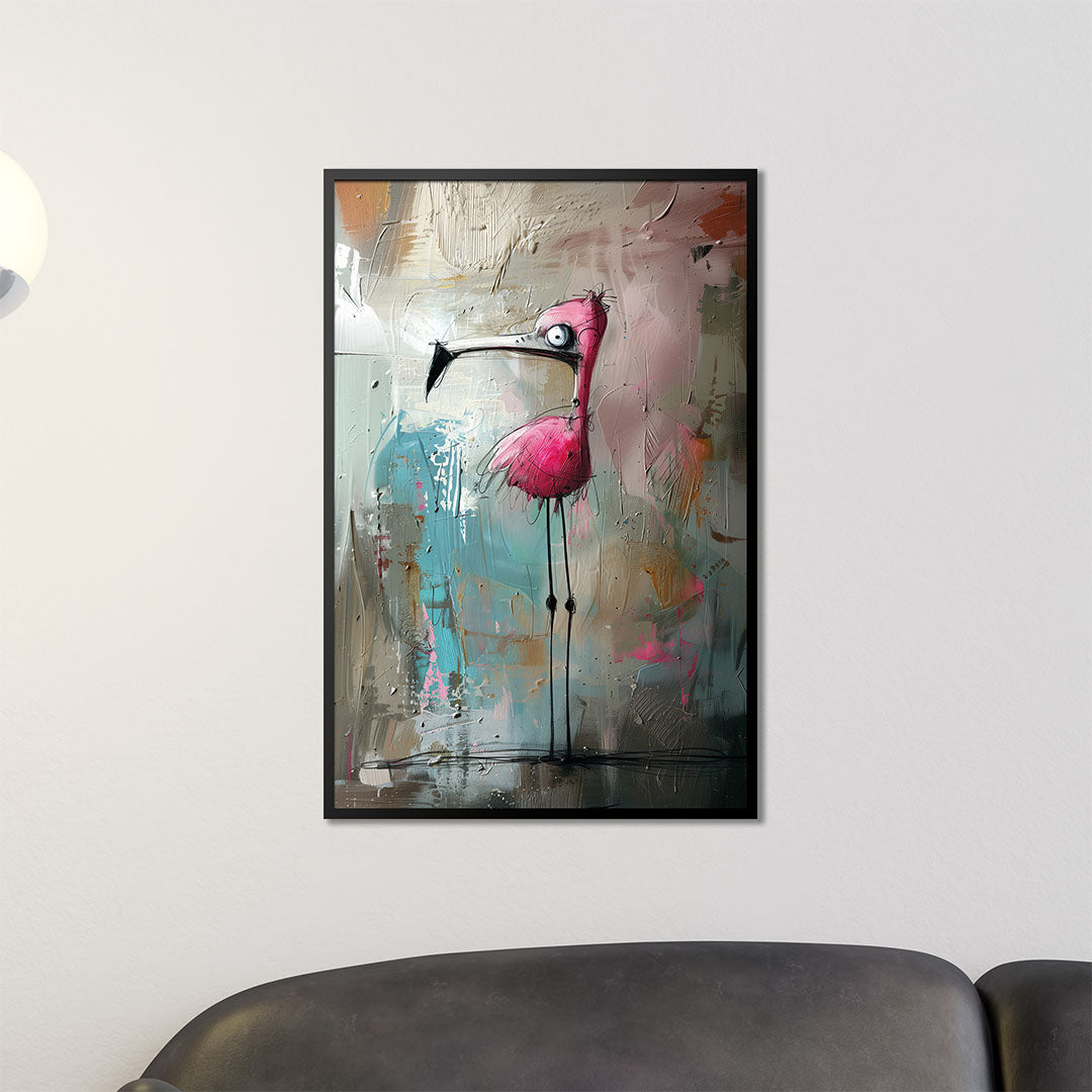 Crazy Creatures - Flamigo - Poster