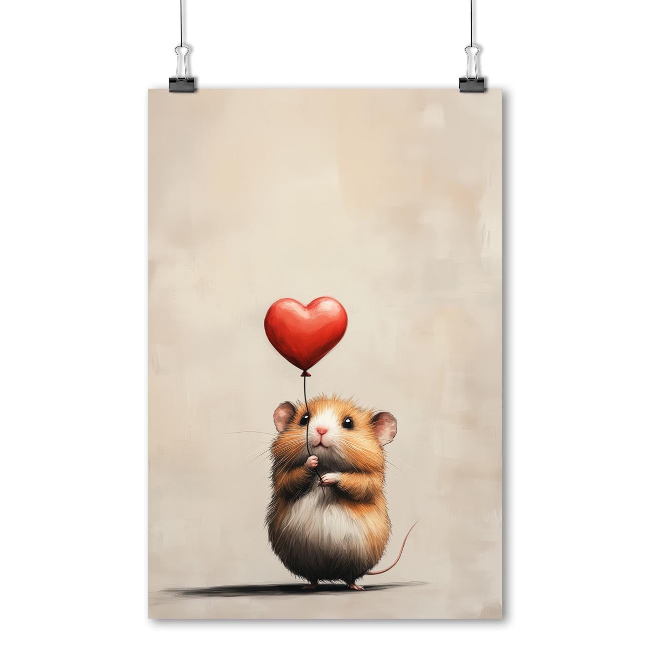 Sweet Heart Hamster - Poster