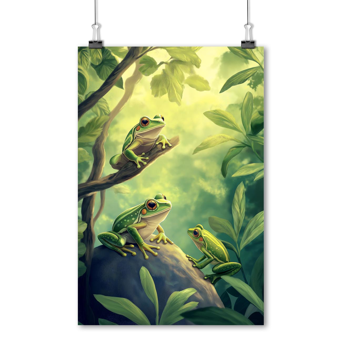 Frog Family -Poster