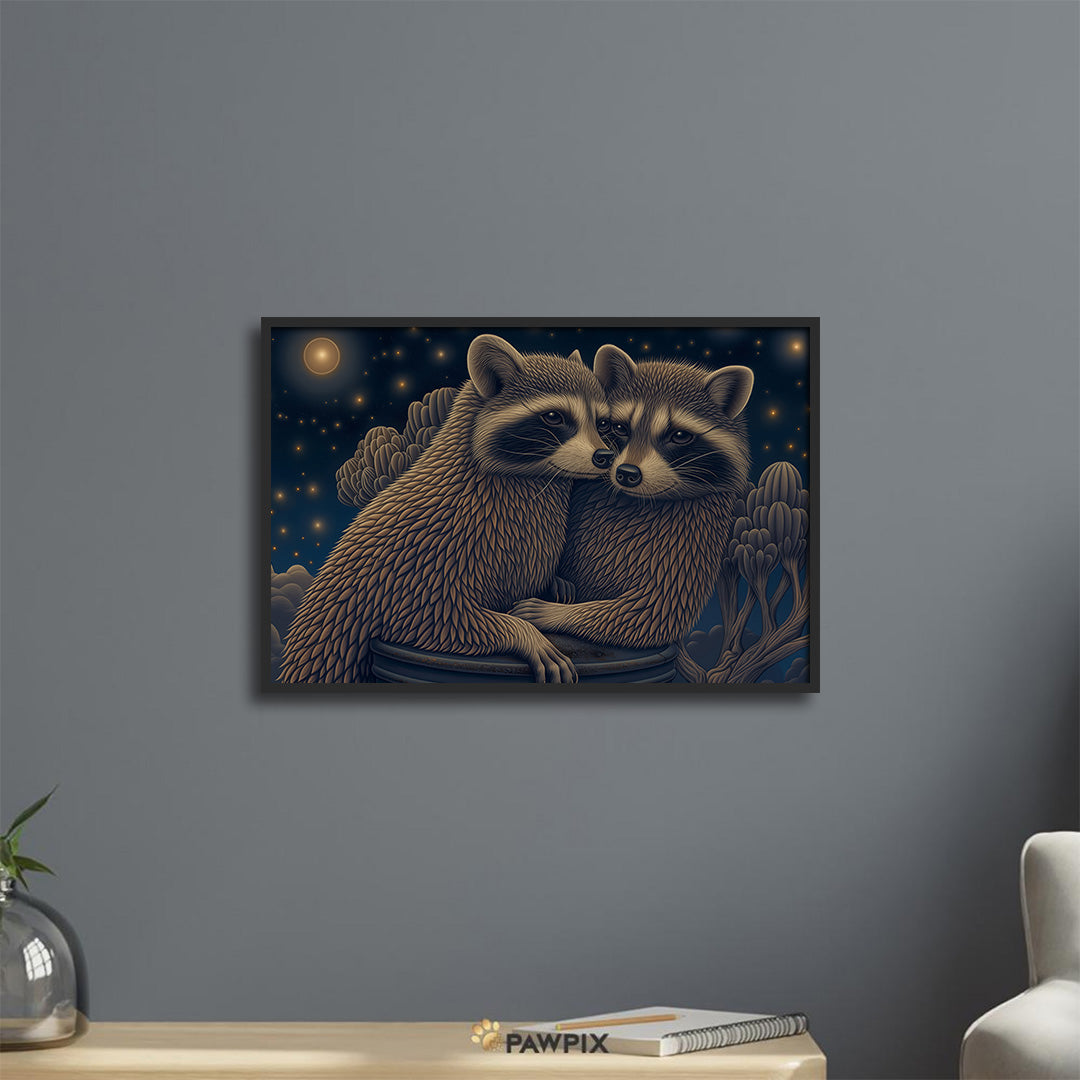 Himmlische Tierpaare Poster