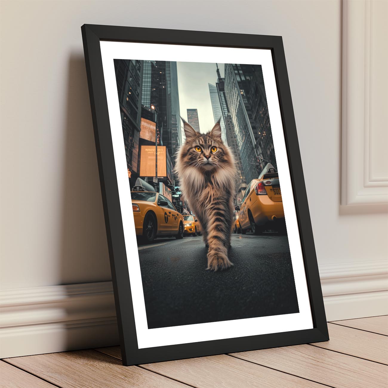 Maine Coon in New York - Poster und Canvas