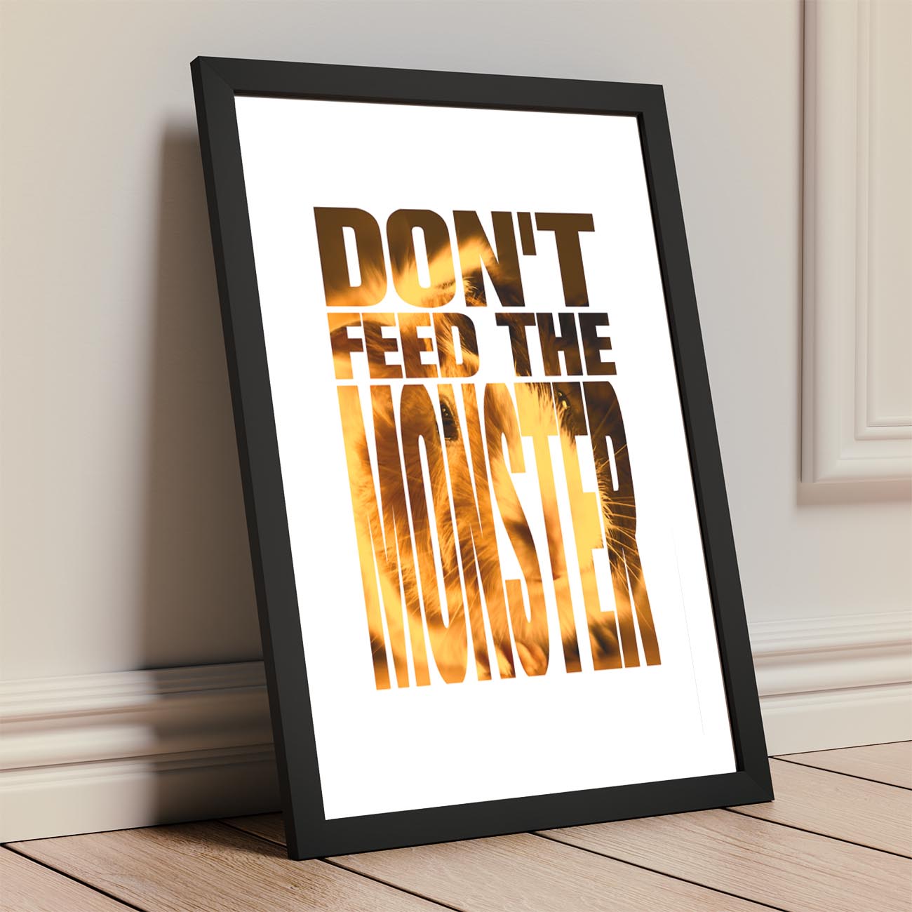 Dont feed the monster - Poster