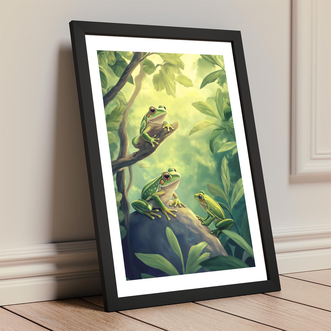 Frog Family -Poster