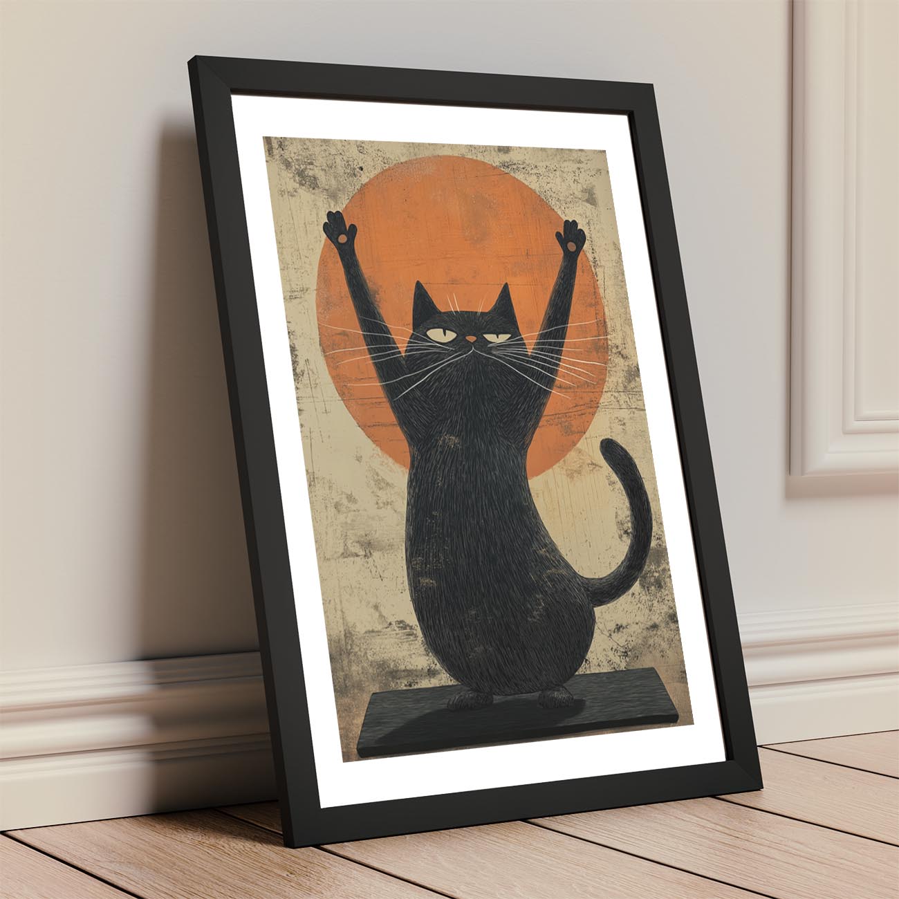 Zen-Meister Katze Poster