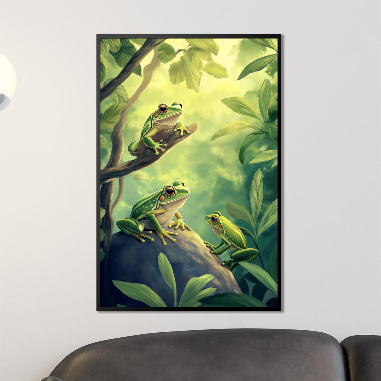 Frog Family -Poster