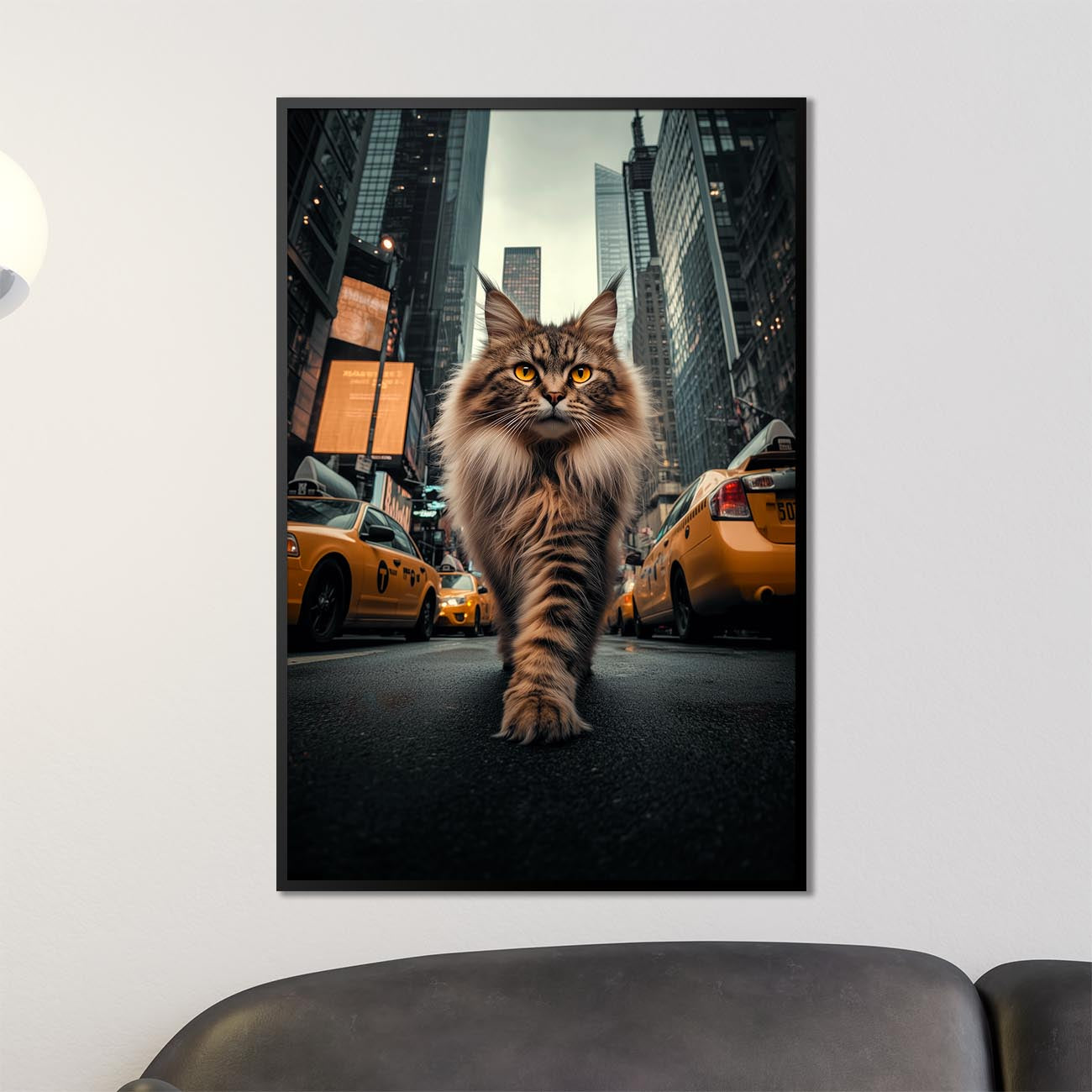 Maine Coon in New York - Poster und Canvas