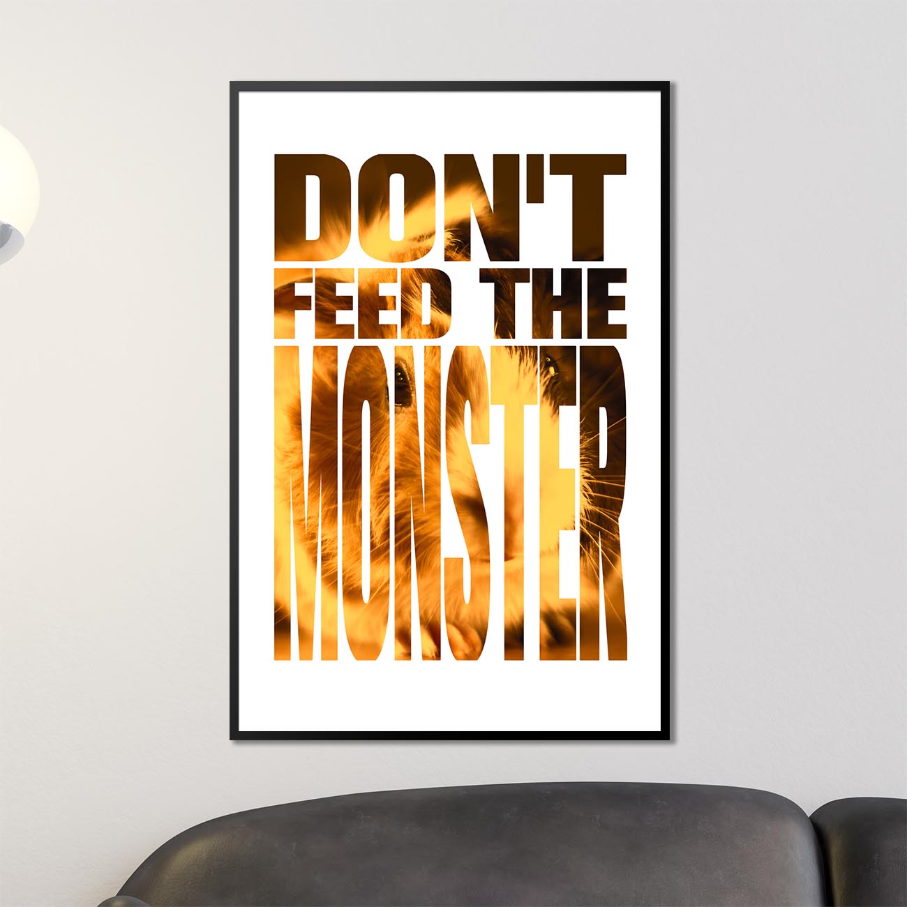 Dont feed the monster - Poster