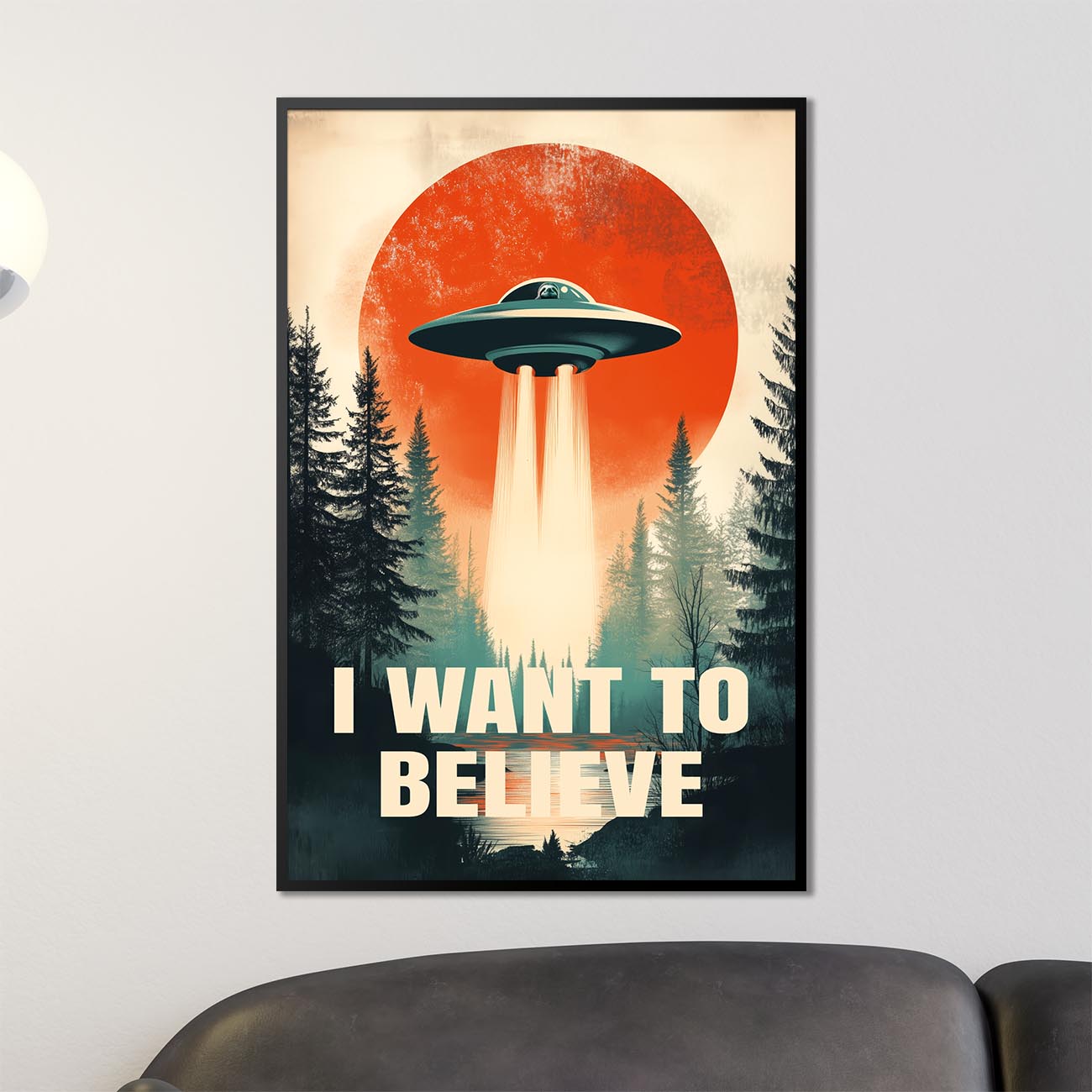 I Want to Believe Faultier Edition - Poster