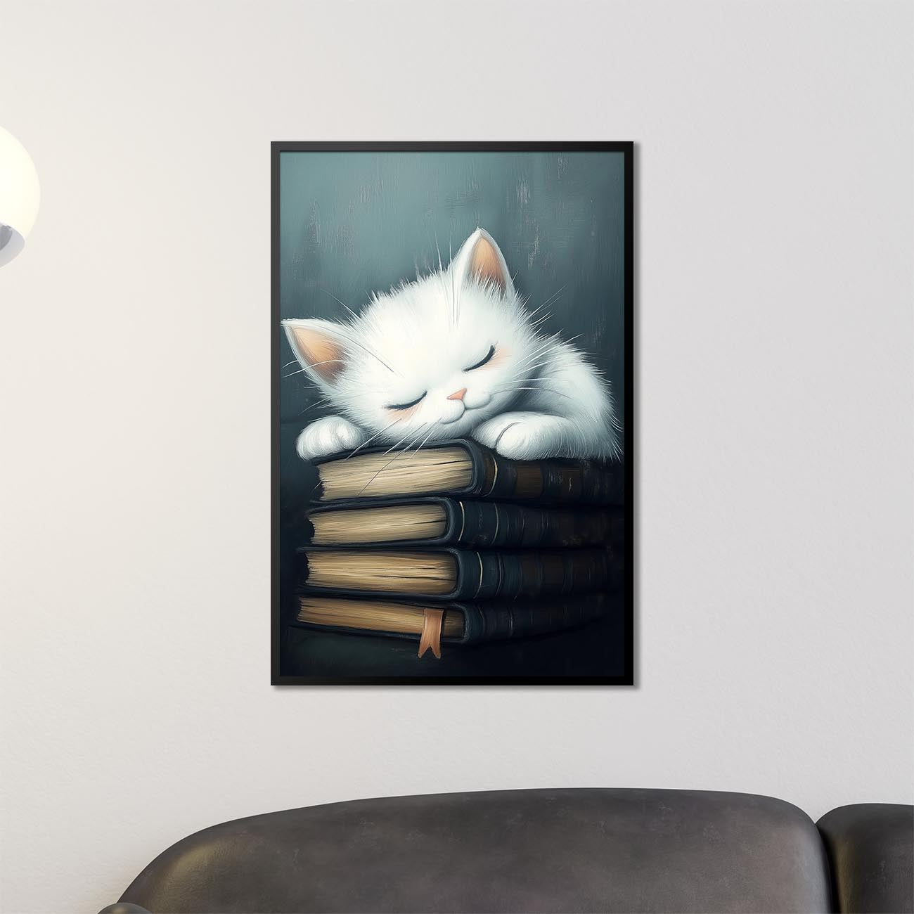 Literarische Pause - Katzenposter