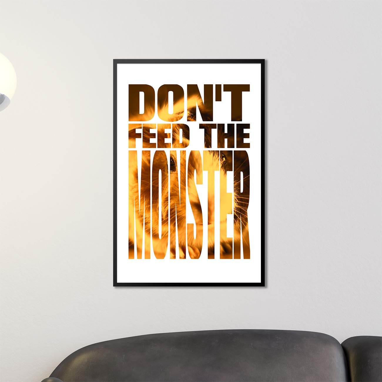 Dont feed the monster - Poster