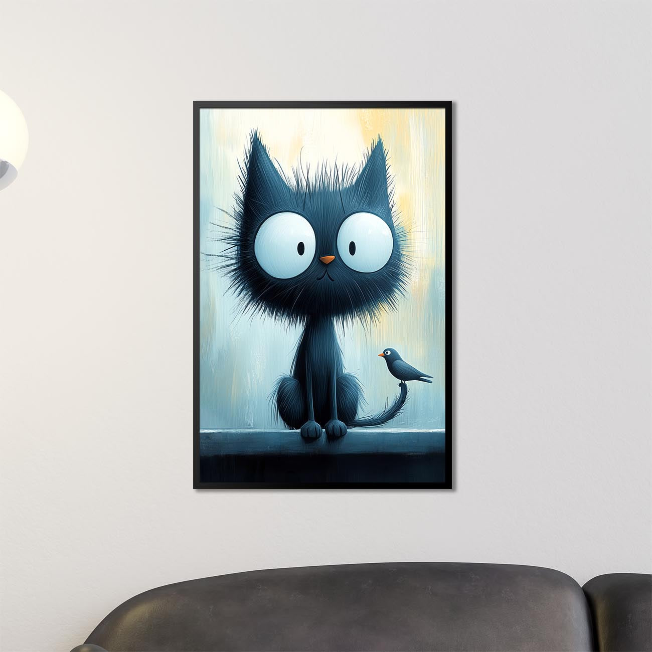 Fehlgelandet Katzen-Poster