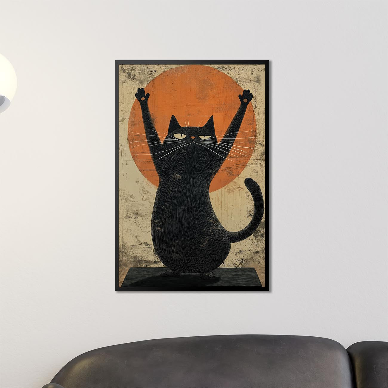 Zen-Meister Katze Poster