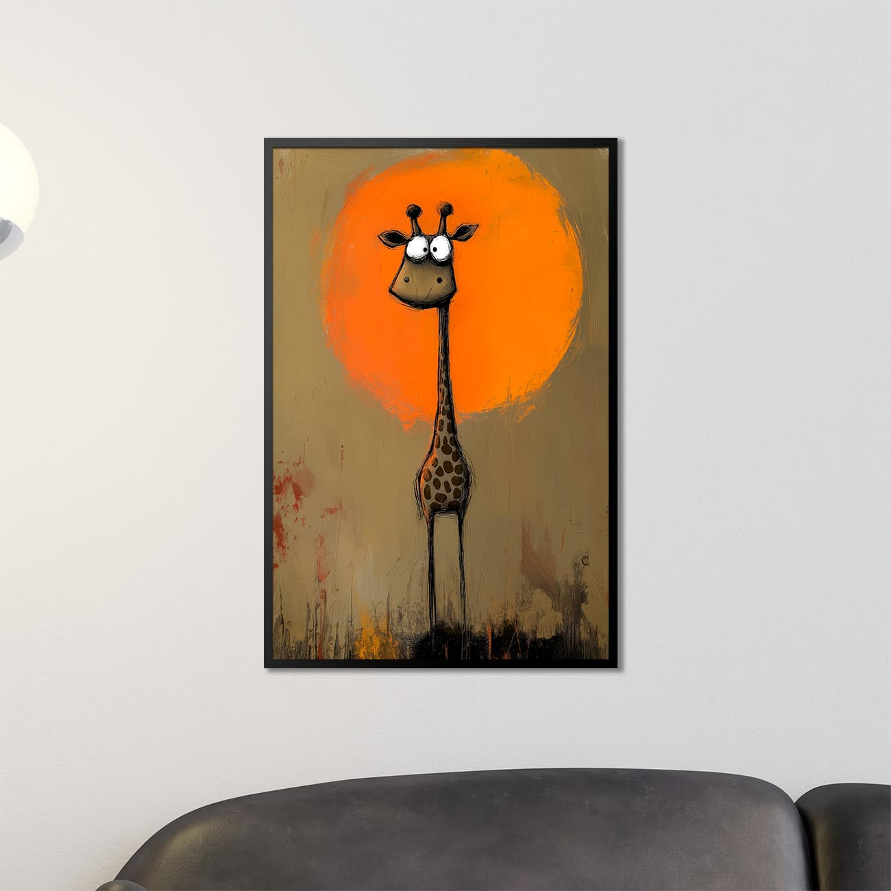 Crazy Creatures Giraffe - Poster