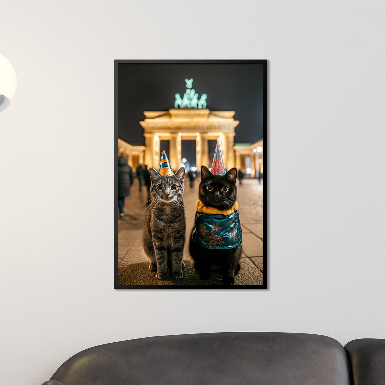 Party-Katzen in Berlin - Poster