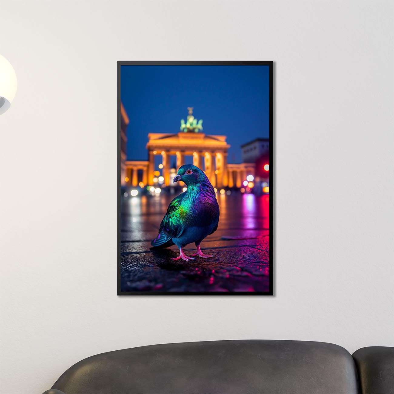 Taube in Berlin - Poster