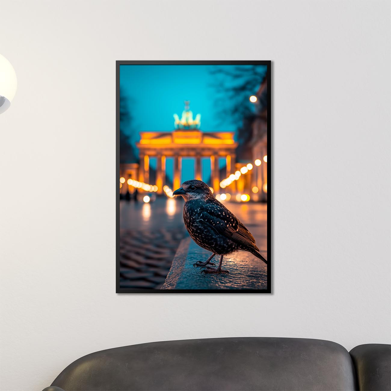 Vogel in Berlin bei Nacht 2 – Poster