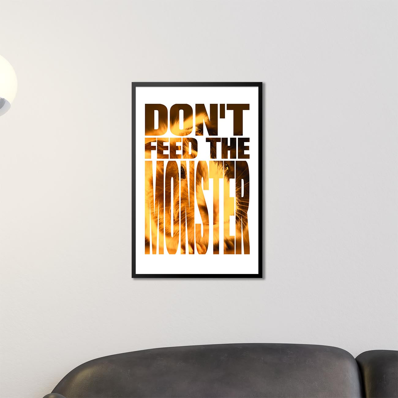 Dont feed the monster - Poster