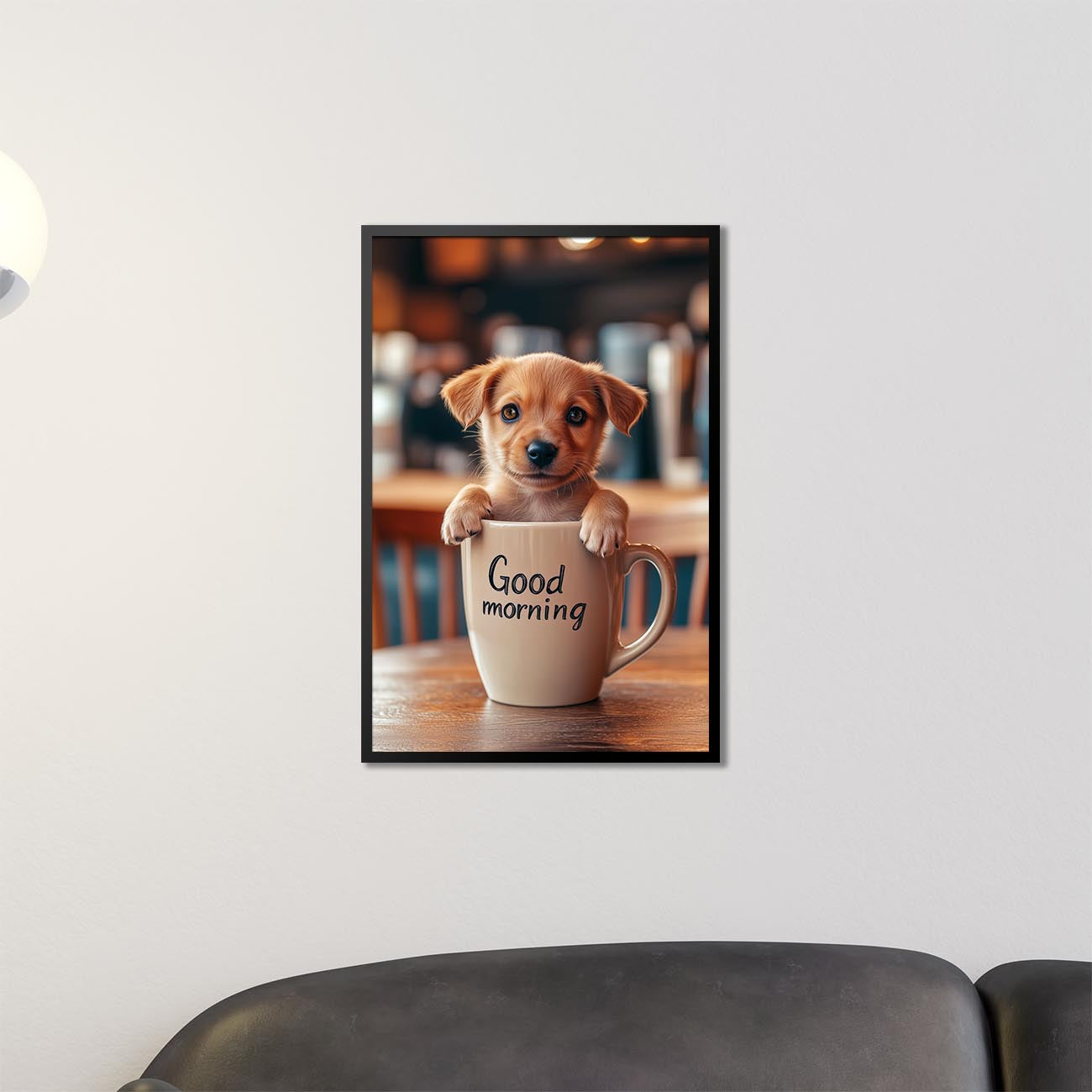 Kaffeepause mit Pfötchen – Poster