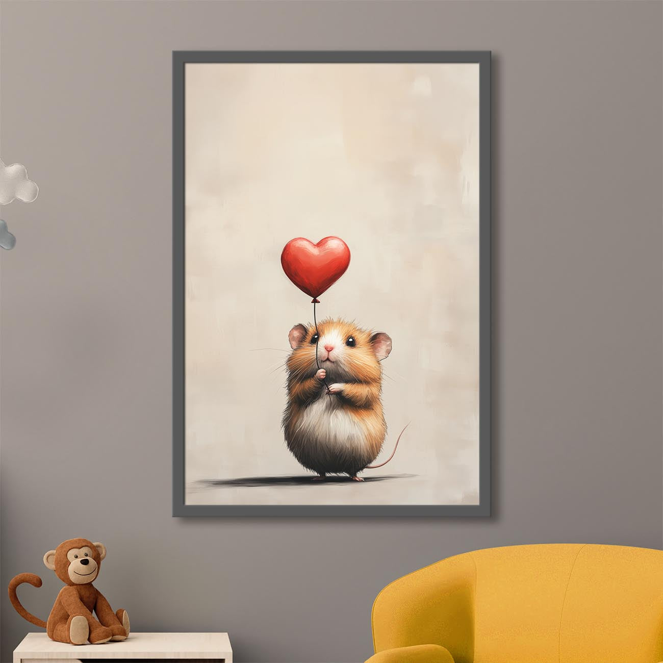 Sweet Heart Hamster - Poster