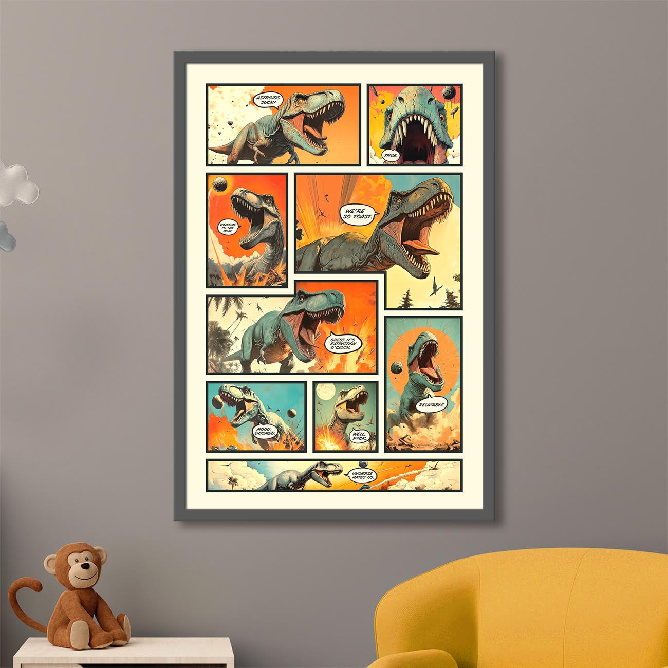 Astroids suck - Poster und Leinwand
