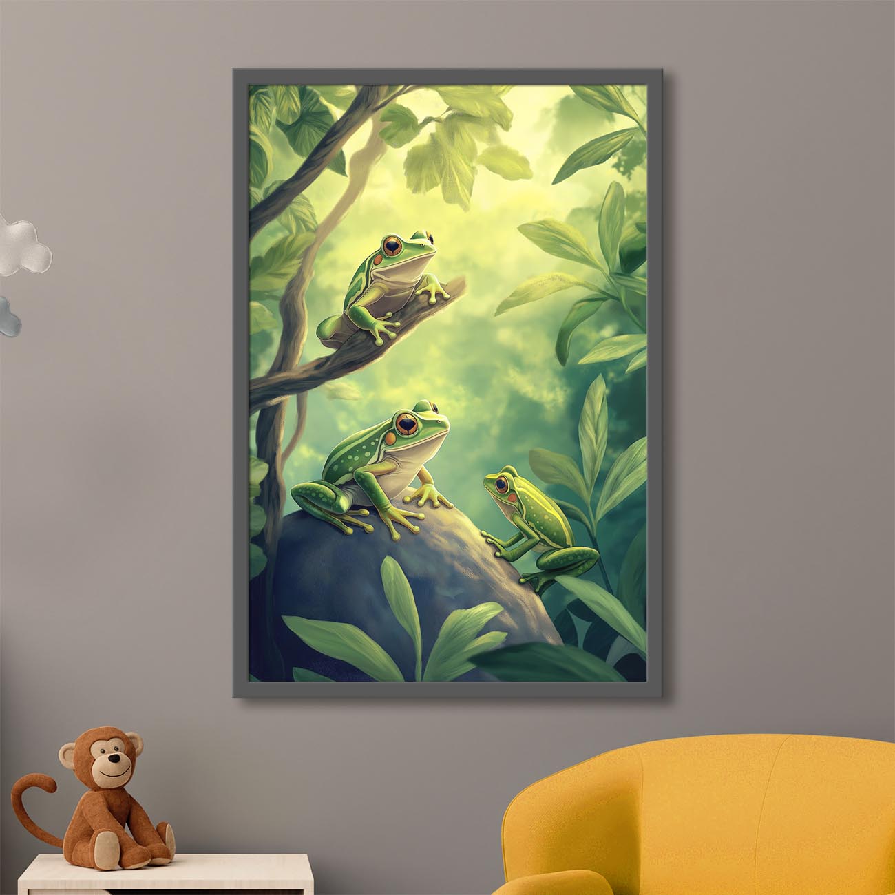 Frog Family -Poster