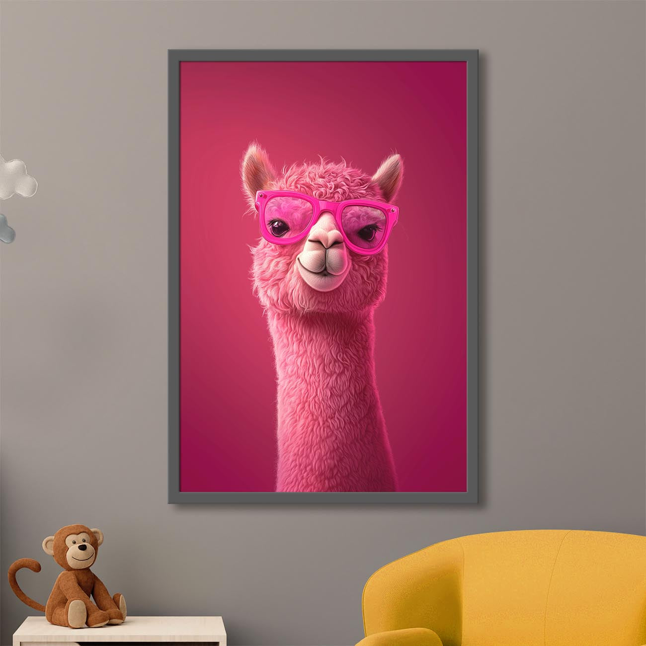 Pink Alpaka - Poster