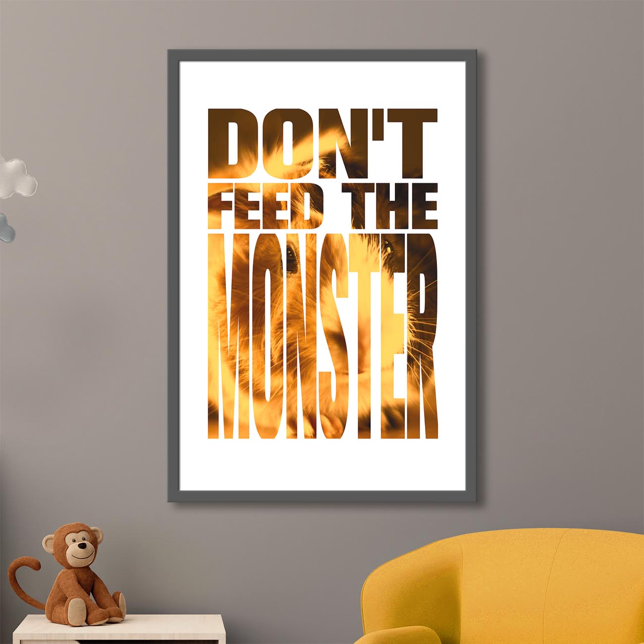Dont feed the monster - Poster