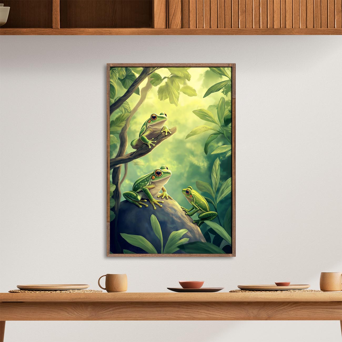 Frog Family -Poster