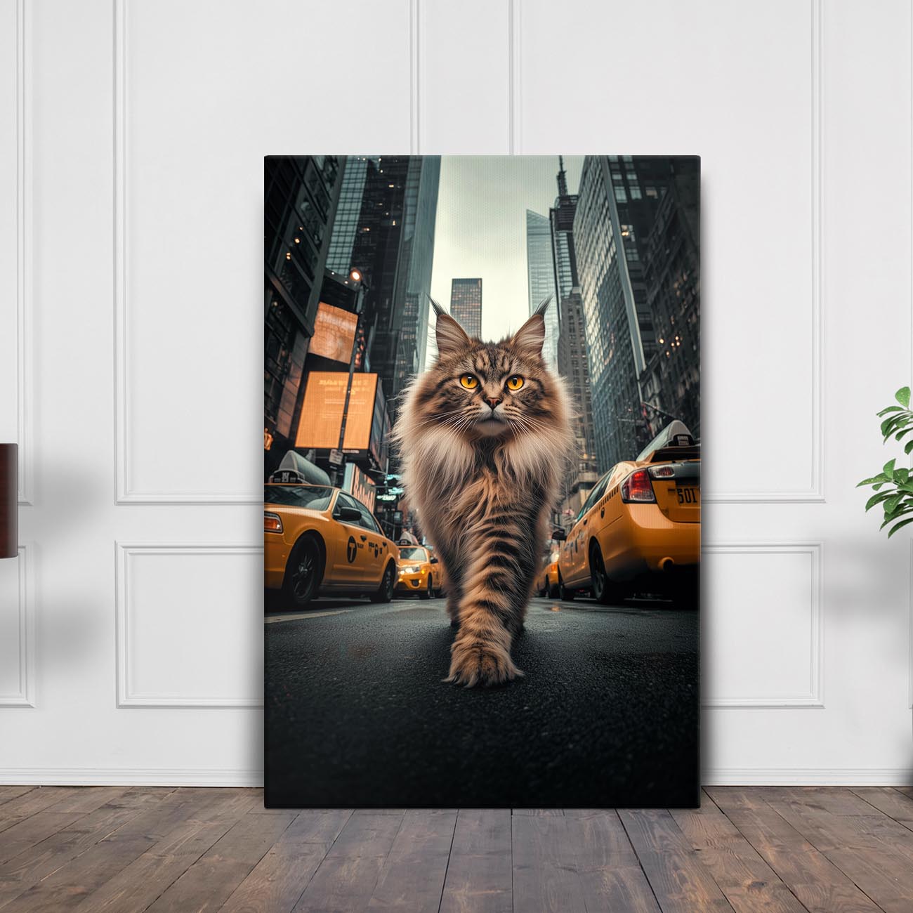 Maine Coon in New York - Poster und Canvas
