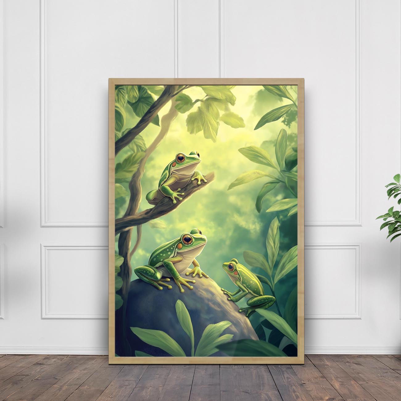 Frog Family -Poster