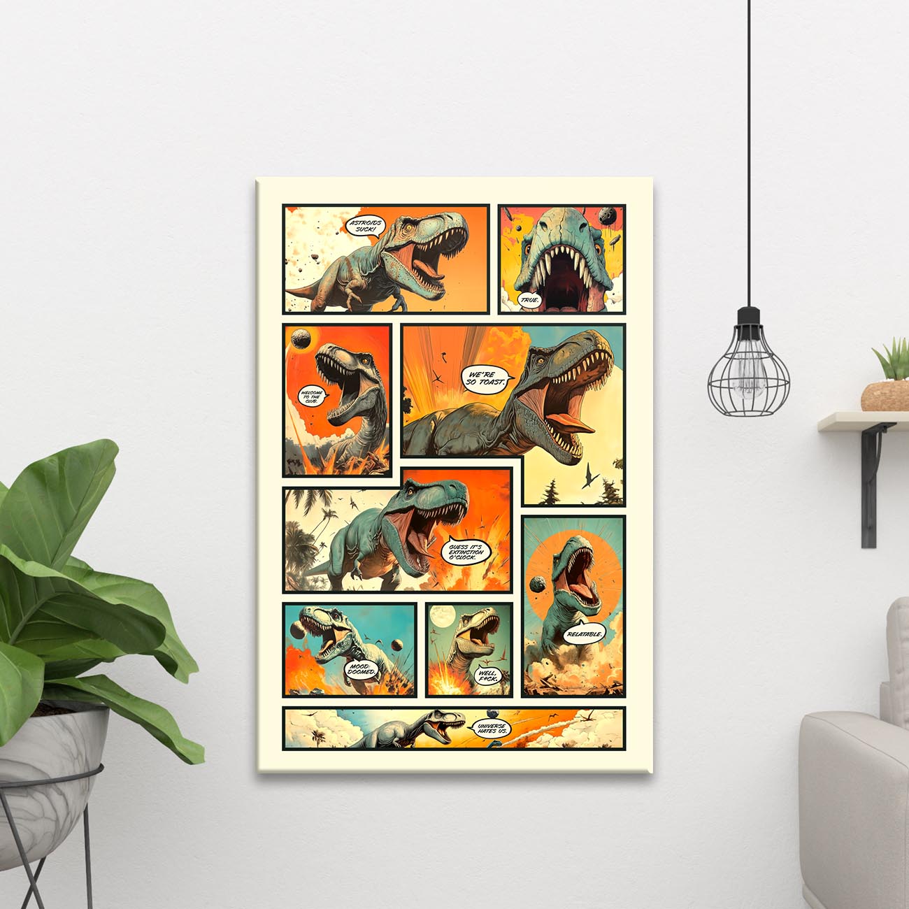 Astroids suck - Poster und Leinwand