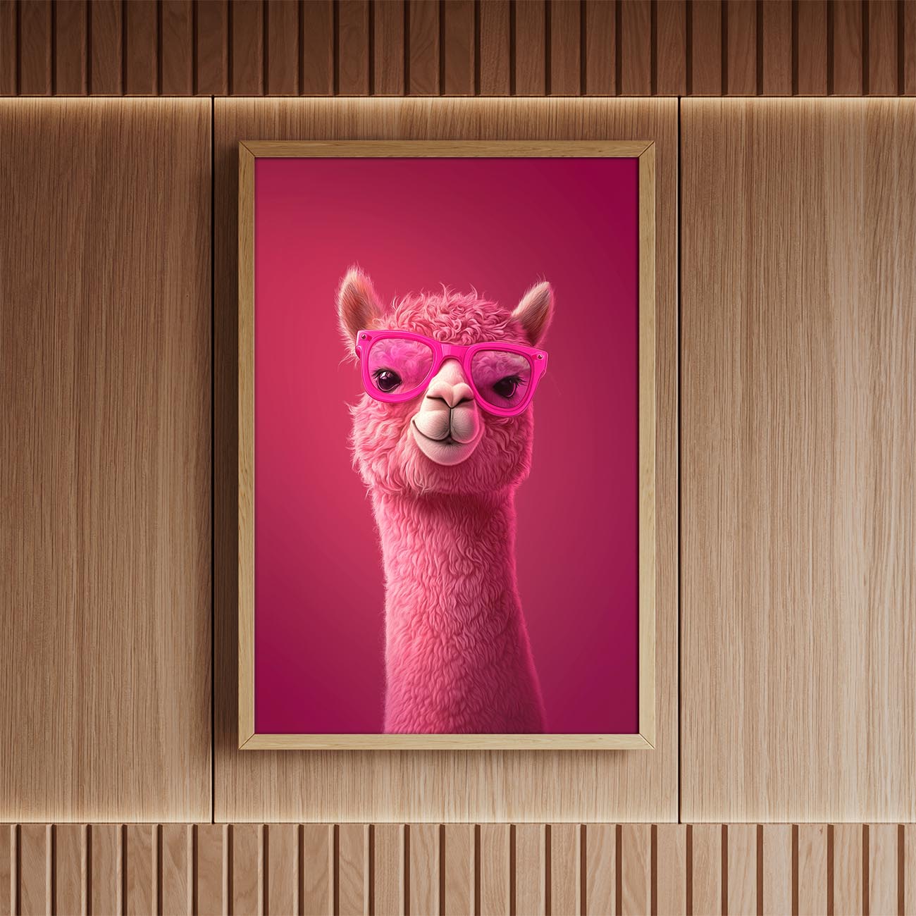 Pink Alpaka - Poster