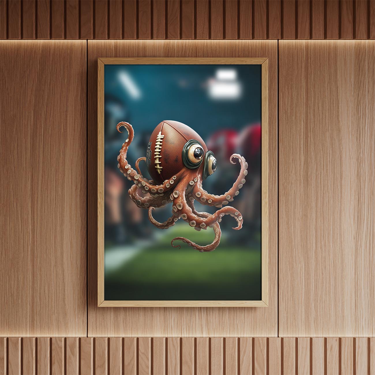 Crazy Football Squid - Poster