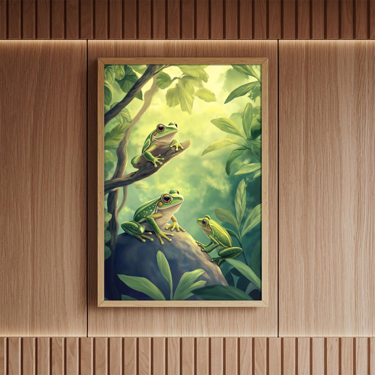 Frog Family -Poster