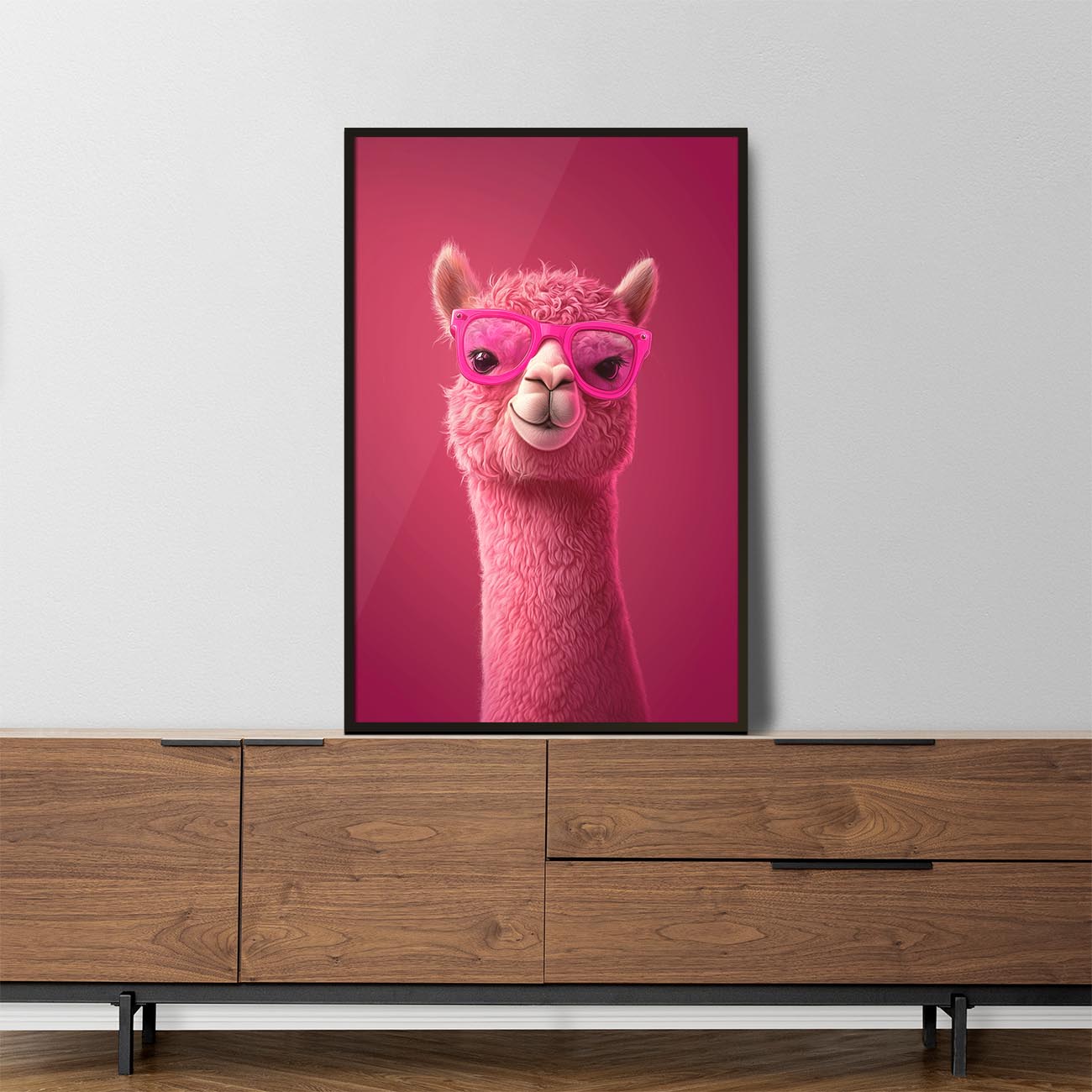 Pink Alpaka - Poster