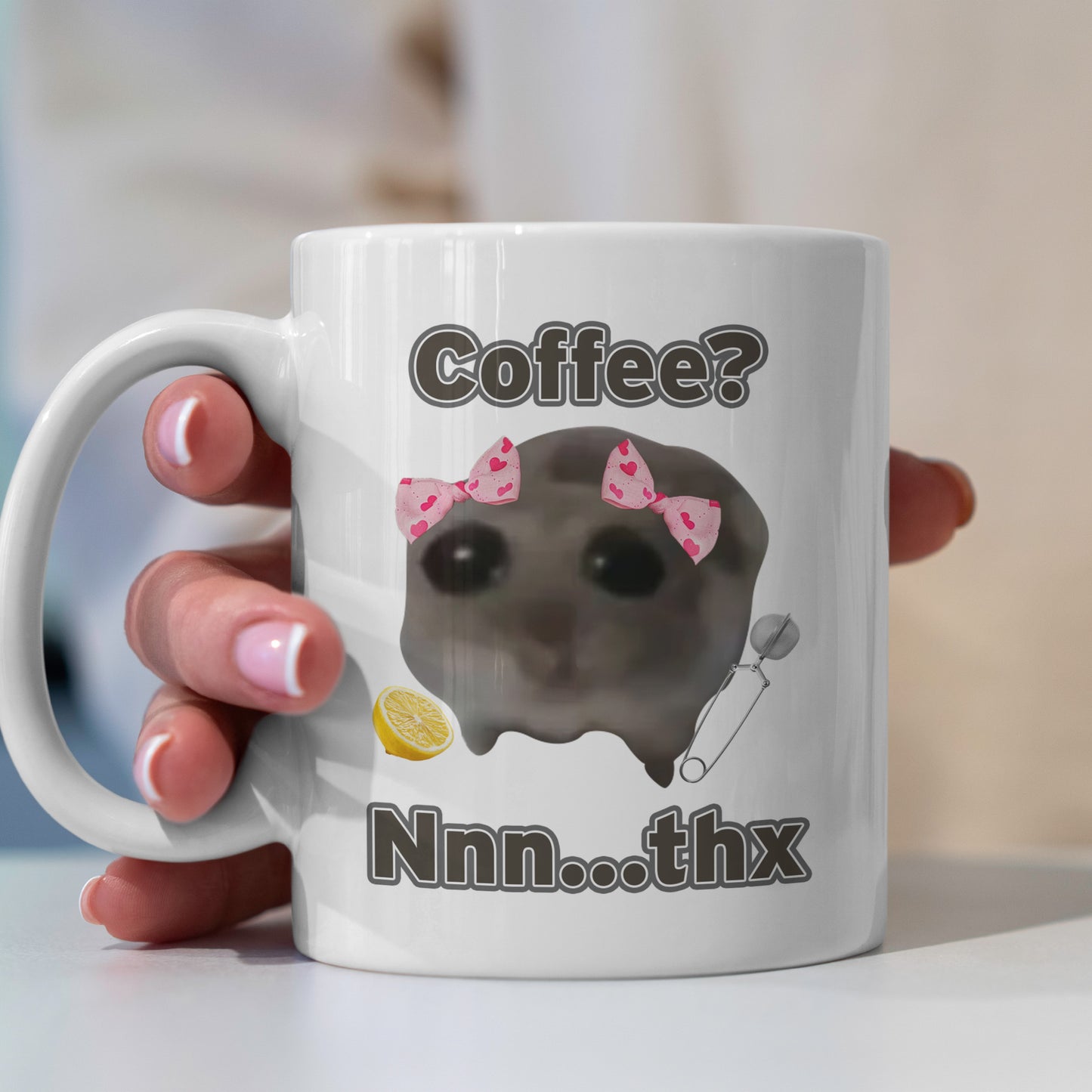 Sad Hamster TikTok Trend - Tasse