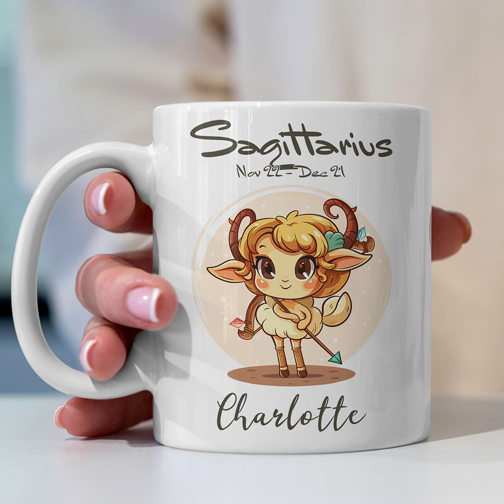 Personalisierbare Schütze Sternzeichen-Tasse