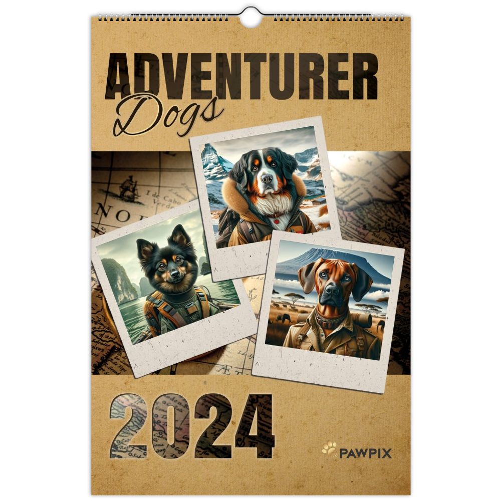 Adventurer Dogs Kalender 2024