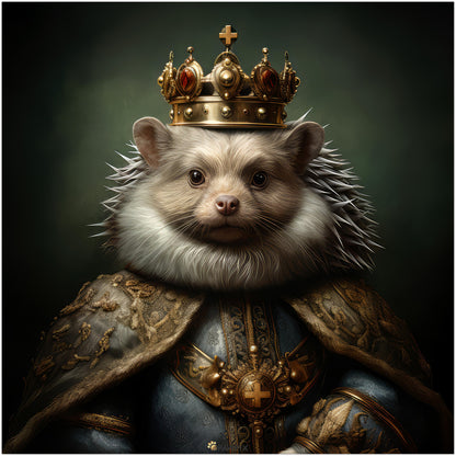 Royal Hedgehog Poster