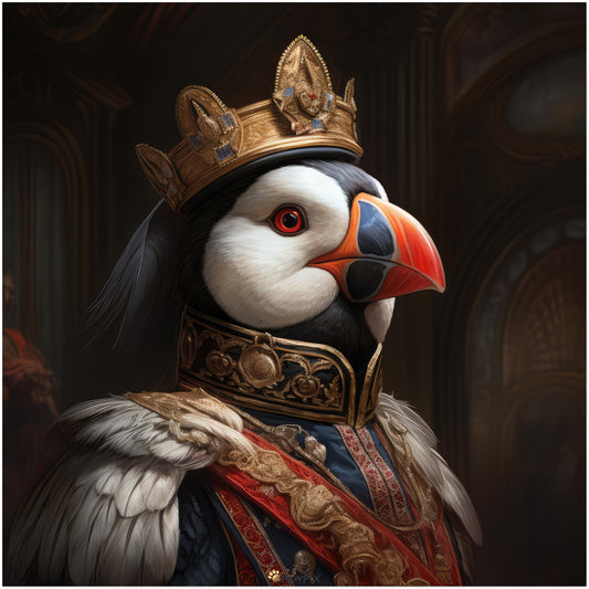 Royal Puffin Poster