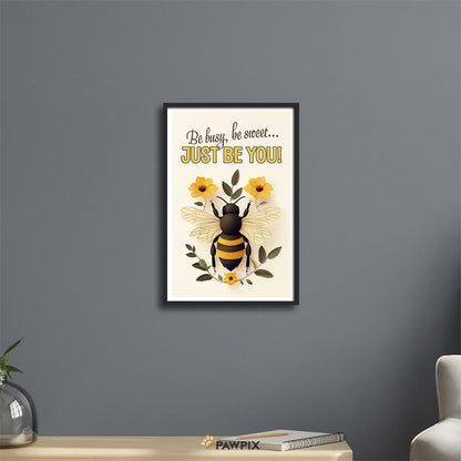 Inspirierendes Bienen-Poster