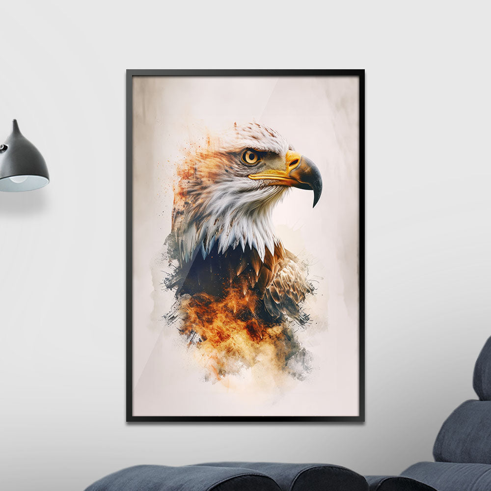 Watercolor Animals Eagle