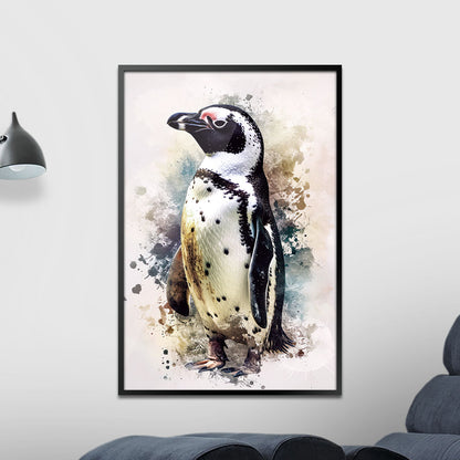 Watercolor Animals Penguin