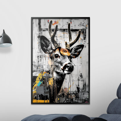 Urban Style Graffiti - Deer 1