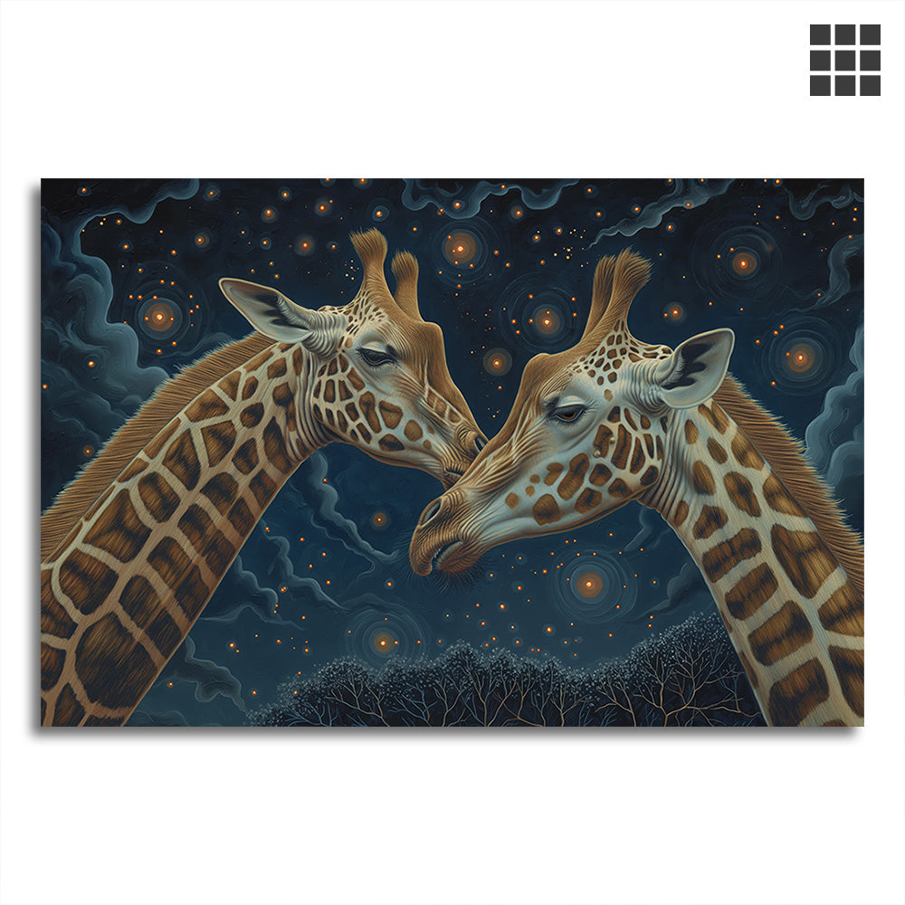 Himmlische Tierpaare Poster
