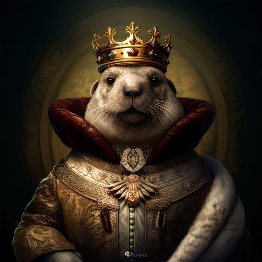  im Royal Marmot TB001-Stil, gedruckt auf Poster, perfekt für geschenk Liebhaber. Entdecke bei PawPix.de, Haustierporträt, hochwertig, Wallart, Ready to Hang und schnelle Lieferung.