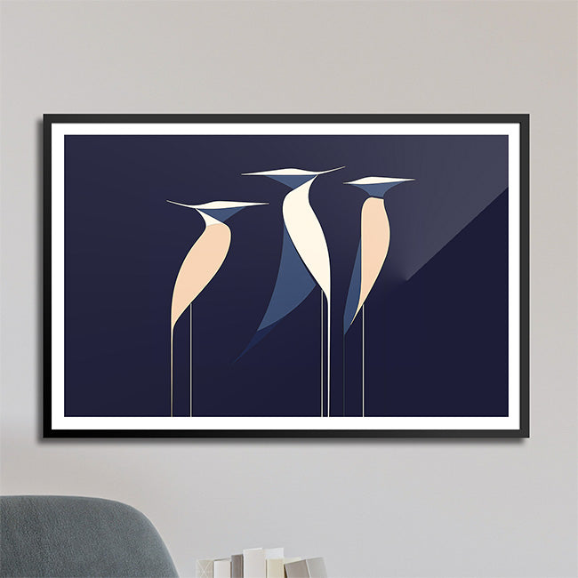 Bird Trio -  Poster